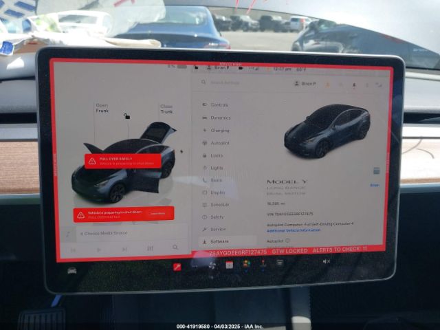 7SAYGDEE6RF127475 Tesla Model Y Long Range Dual Motor All-wheel Drive