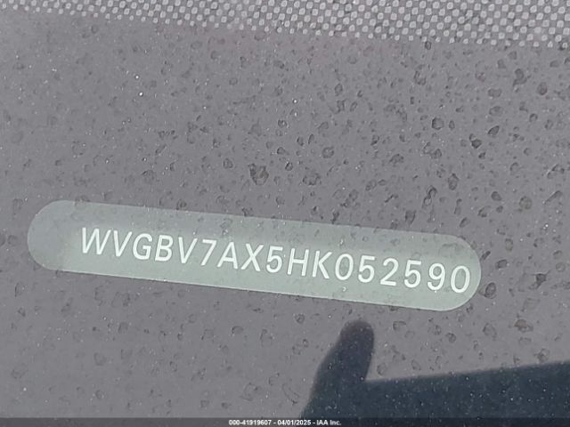 WVGBV7AX5HK052590 Volkswagen Tiguan 2.0t/2.0t S