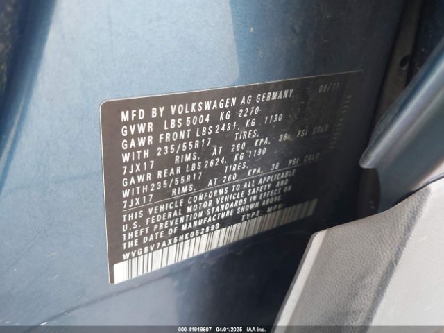 WVGBV7AX5HK052590 Volkswagen Tiguan 2.0t/2.0t S
