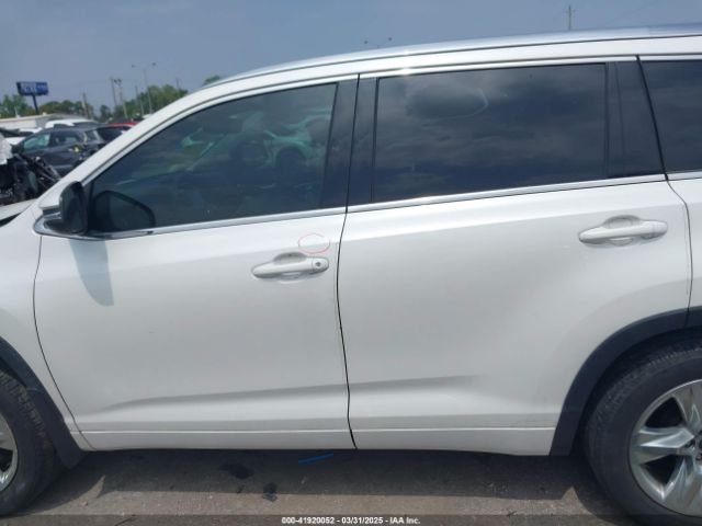 5TDYZRFH6KS319607 Toyota Highlander Limited