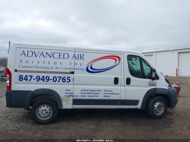 3C6TRVAG1JE105819 RAM Promaster 1500 Low Roof 136 Wb