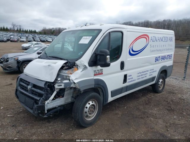 3C6TRVAG1JE105819 RAM Promaster 1500 Low Roof 136 Wb