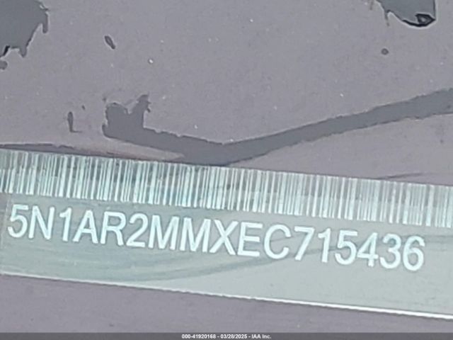 5N1AR2MMXEC715436 Nissan Pathfinder Platinum