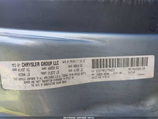 2013 FIAT 500 3C3CFFAR1DT754372 Photo 8