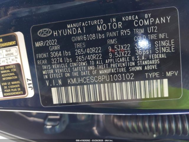 KMUHCESC8PU103102 Genesis Gv80 3.5t Awd