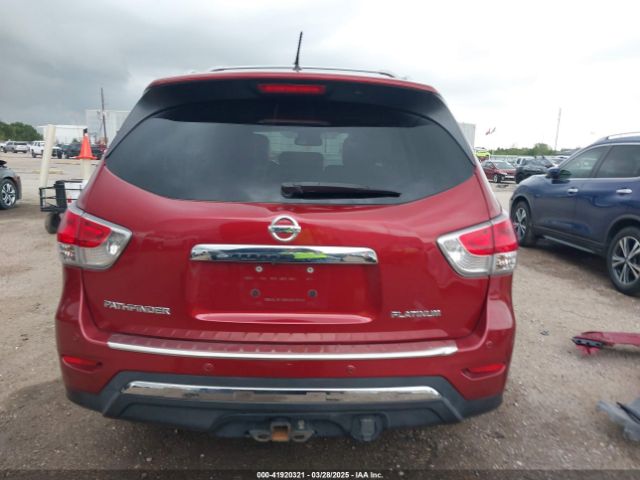 5N1AR2MN2EC615825 Nissan Pathfinder Platinum