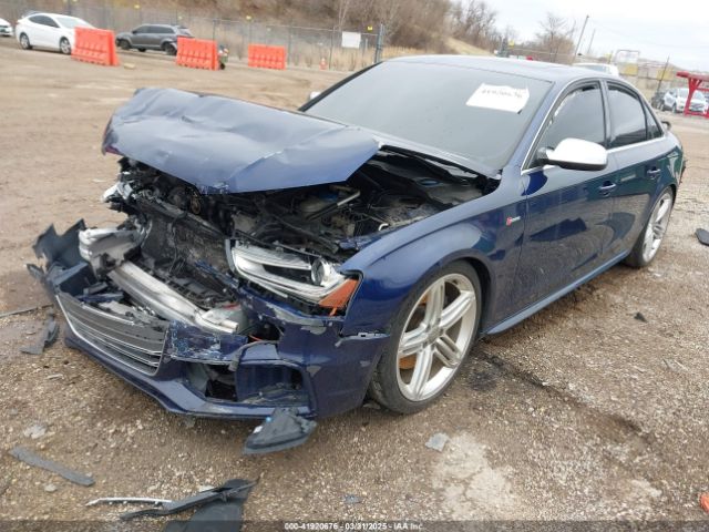 2014 AUDI S4 WAUBGAFLXEA125193 Photo 1
