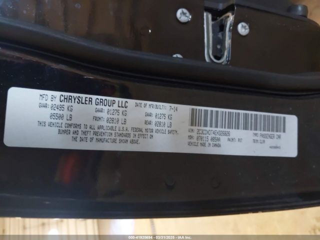 2C3CDXDT4EH326826 Dodge Charger R/t Max