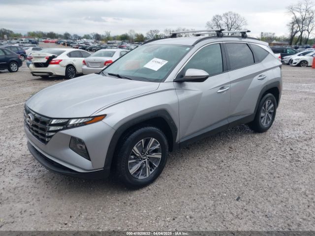 KM8JBCA13NU077934 Hyundai Tucson Hybrid Blue
