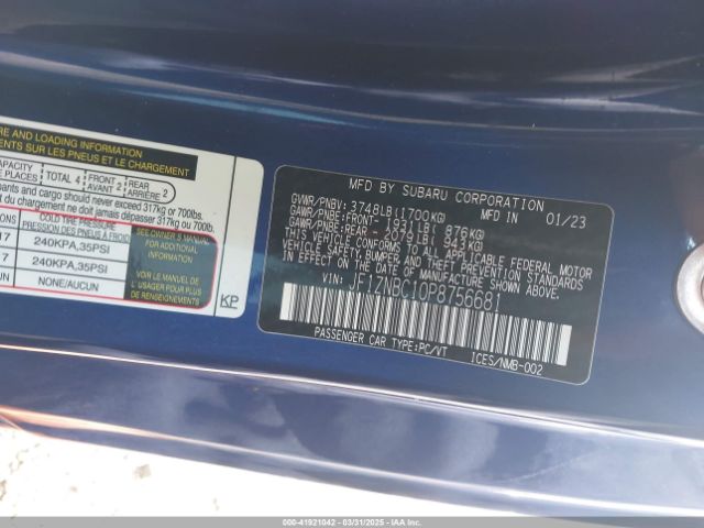 JF1ZNBC10P8756681 Toyota GR86