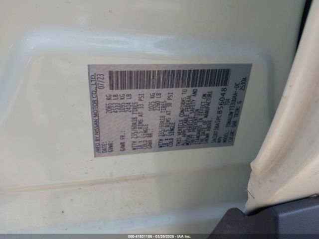 5N1BT3BA5PC856048 Nissan Rogue Sv Fwd