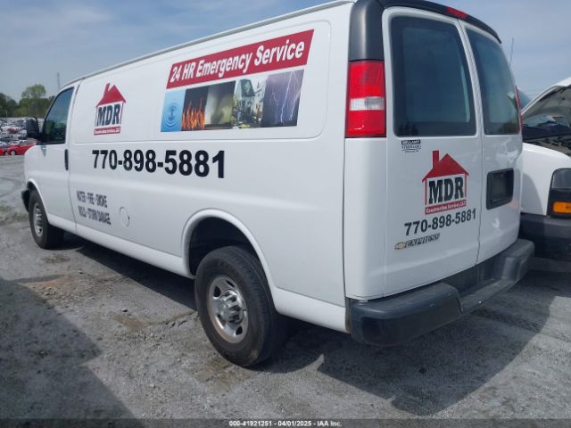 1GCWGBFP9M1258233 Chevrolet Express Cargo Rwd 2500 Extended Wheelbase Wt