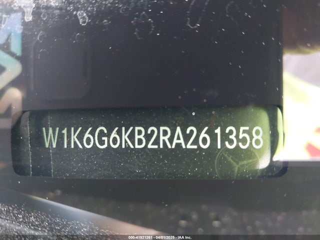 W1K6G6KB2RA261358 Mercedes-Benz S 580e 4matic