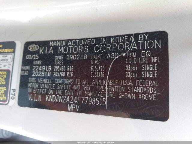 KNDJN2A24F7793515 KIA Soul