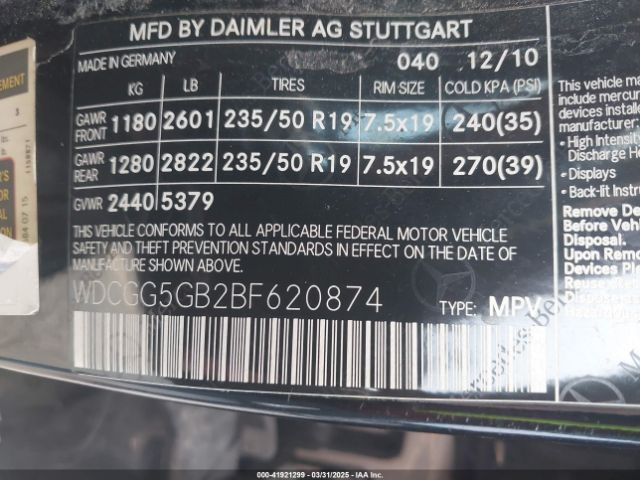 2011 MERCEDES-BENZ GLK 350 WDCGG5GB2BF620874 Photo 8