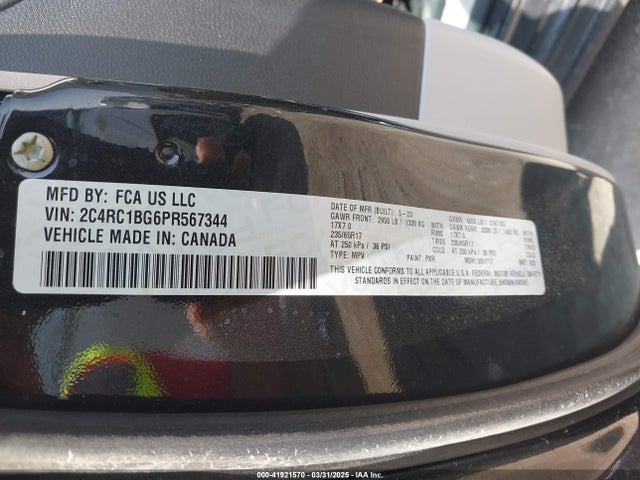 Chrysler Pacifica Touring L 2023 2C4RC1BG6PR567344 Image 9