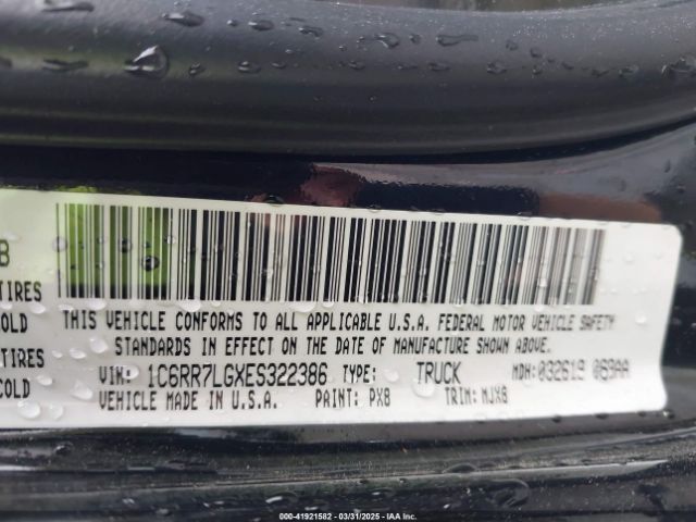 1C6RR7LGXES322386 RAM 1500 Big Horn