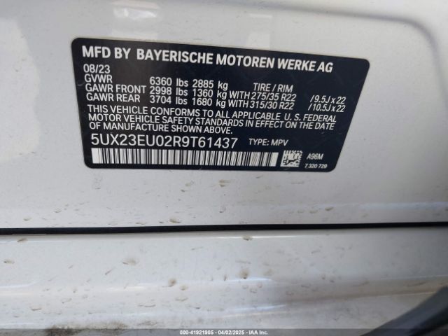 5UX23EU02R9T61437 BMW X5 Xdrive40i