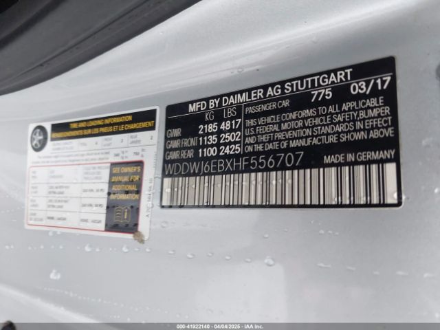 2017 MERCEDES-BENZ AMG C 43 WDDWJ6EBXHF556707 Photo 8