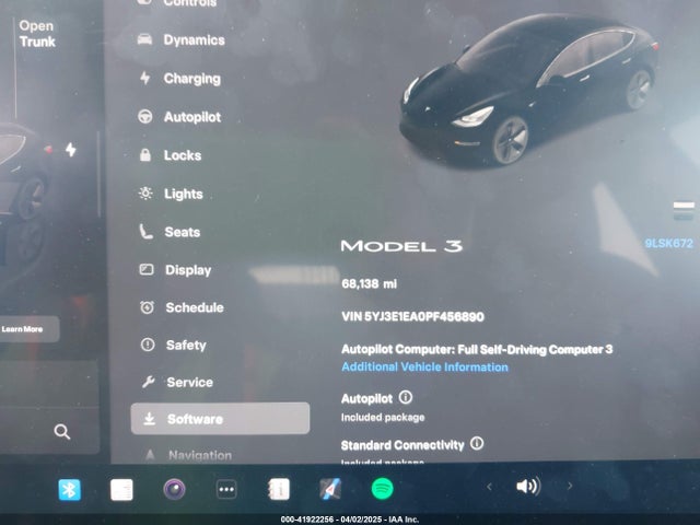 Tesla Model 3 Rear-wheel Drive 2023 5YJ3E1EA0PF456890 Image 15