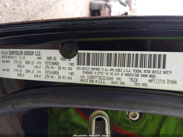 1C6RR7FT6ES216400 RAM 1500 Express
