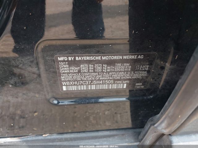 2018 BMW X1 WBXHU7C37J5H41505 Photo 8