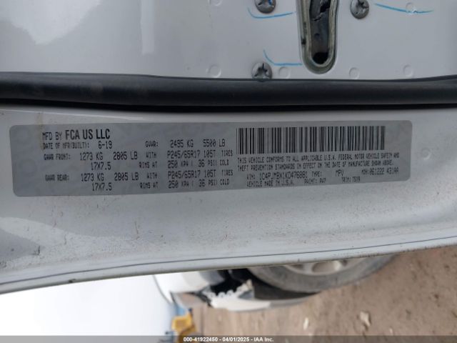 1C4PJMBX1KD476881 Jeep Cherokee Trailhawk 4x4