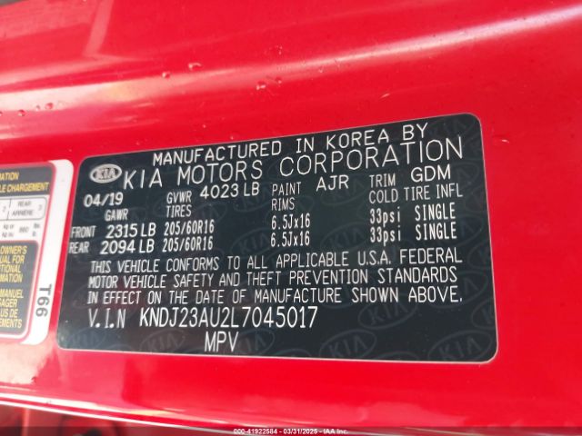2020 KIA SOUL KNDJ23AU2L7045017 Photo 8
