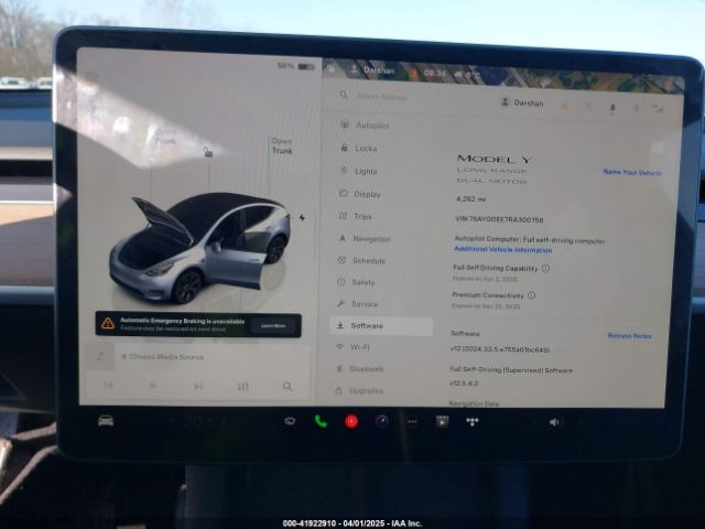 7SAYGDEE7RA300756 Tesla Model Y Long Range Dual Motor All-wheel Drive