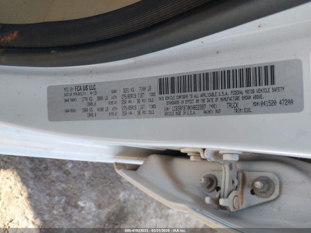 2019 RAM 1500 1C6SRFBT0KN822397 Photo 8
