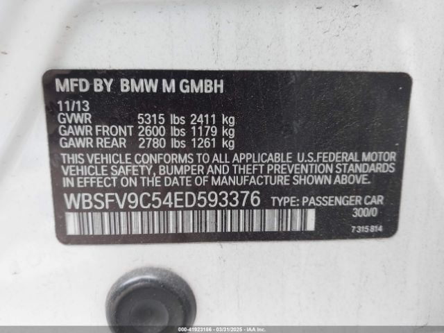 WBSFV9C54ED593376 BMW M5