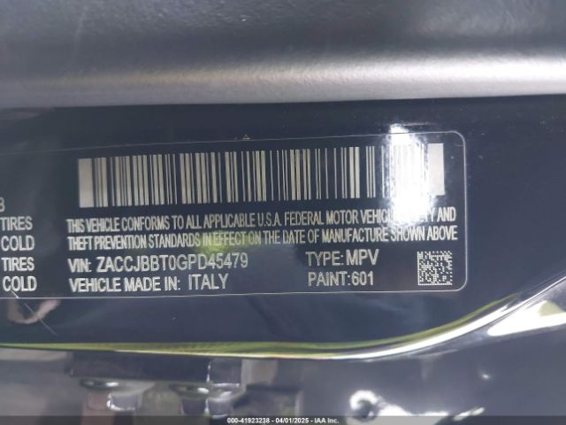 ZACCJBBT0GPD45479 Jeep Renegade Latitude