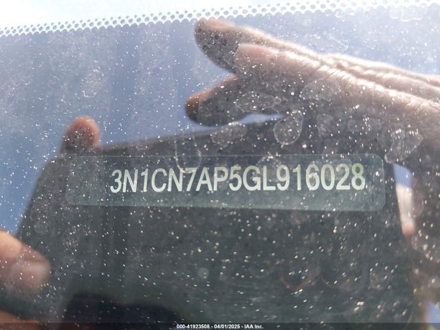 3N1CN7AP5GL916028 Nissan Versa 1.6 Sv