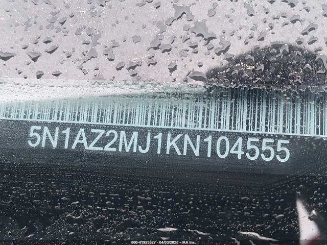 5N1AZ2MJ1KN104555 Nissan MURANO SV