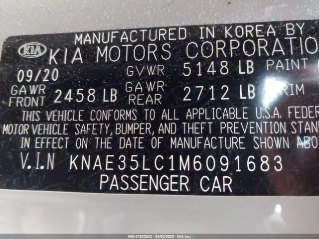 2021 KIA STINGER KNAE35LC1M6091683 Photo 8