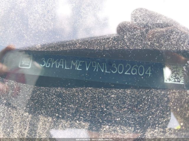 3GKALMEV9NL302604 GMC Terrain Fwd Sle