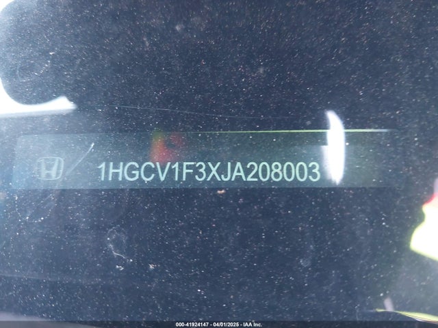 1HGCV1F3XJA208003 Honda Accord Sport