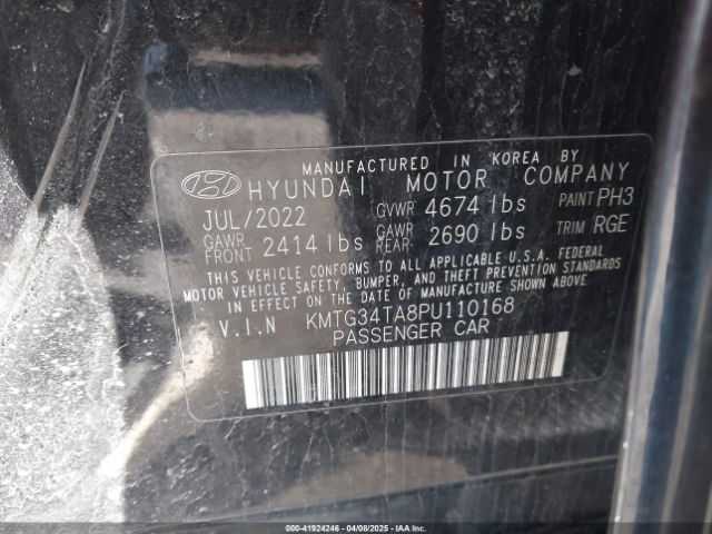 KMTG34TA8PU110168 Genesis G70 2.0t Rwd