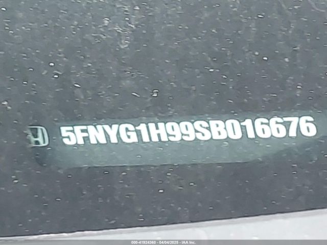 5FNYG1H99SB016676 Honda Pilot Black Edition