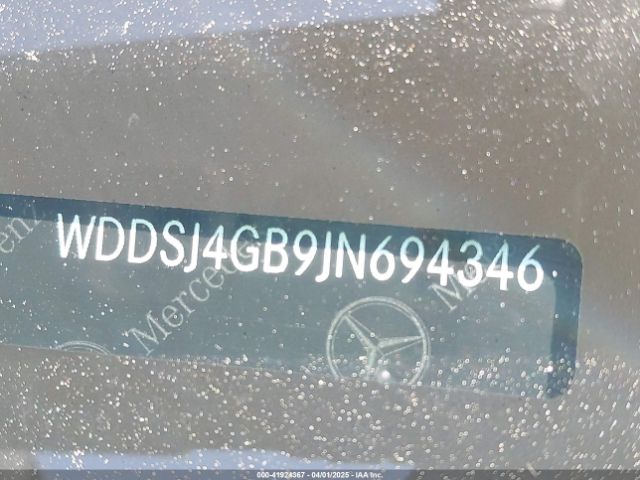 WDDSJ4GB9JN694346 Mercedes-Benz CLA 250 4MATIC