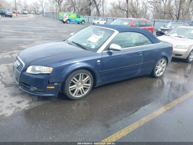 2007 AUDI S4 WUARL48H87K901277 Photo 1