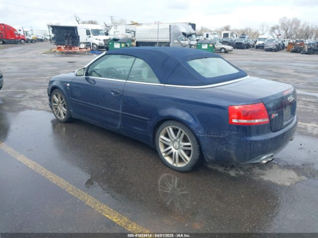 2007 AUDI S4 WUARL48H87K901277 Photo 2