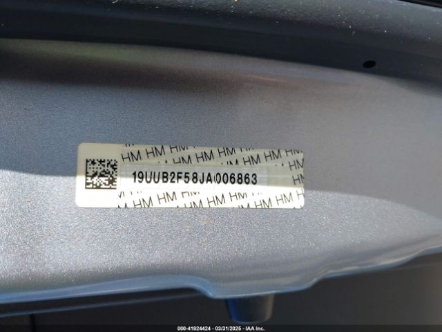 19UUB2F58JA006863 Acura Tlx Tech Pkg