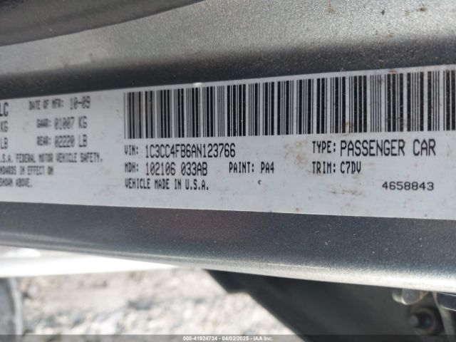 2010 CHRYSLER SEBRING 1C3CC4FB6AN123766 Photo 8