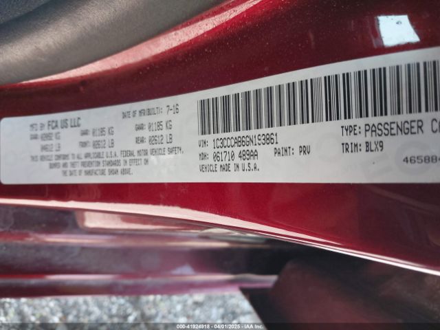 1C3CCCAB6GN193861 Chrysler 200 Limited Platinum
