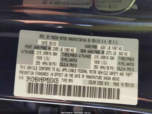 3MVDMBAM6PM560405 Mazda Cx-30 2.5 S