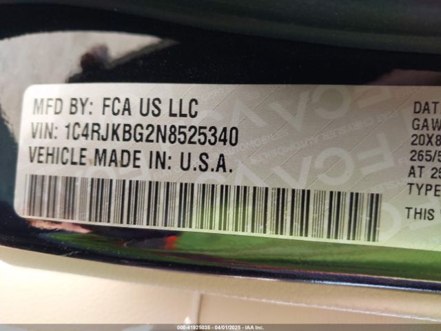 2022 JEEP GRAND CHEROKEE L 1C4RJKBG2N8525340 Photo 8