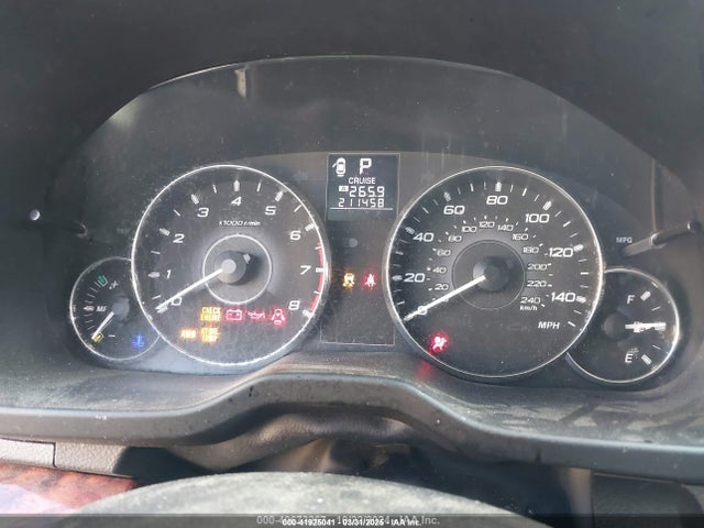2011 Subaru Legacy 2.5i Limited მანქანა იყიდება აუქციონზე, vin: 4S3BMBK63B3225279, აუქციონის ნომერი: 41925041