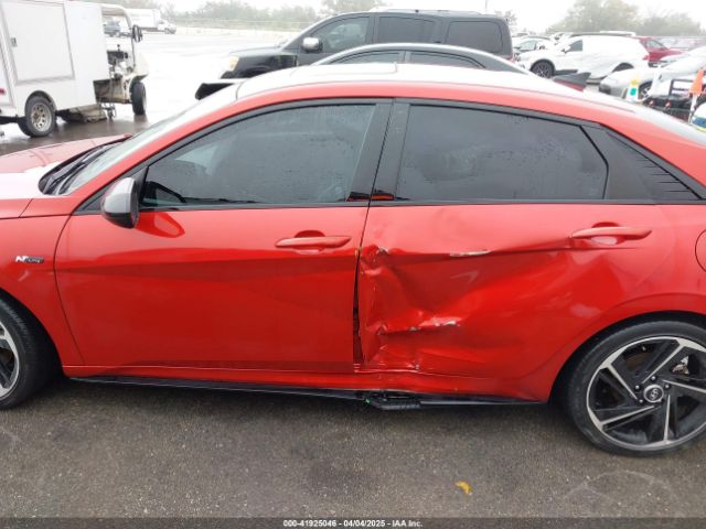 KMHLR4AF9NU231861 Hyundai Elantra N Line
