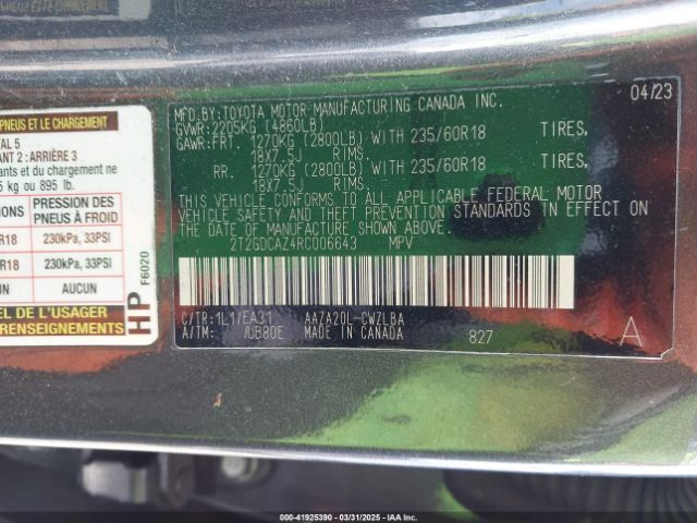 2024 LEXUS NX 250 2T2GDCAZ4RC006643 Photo 8
